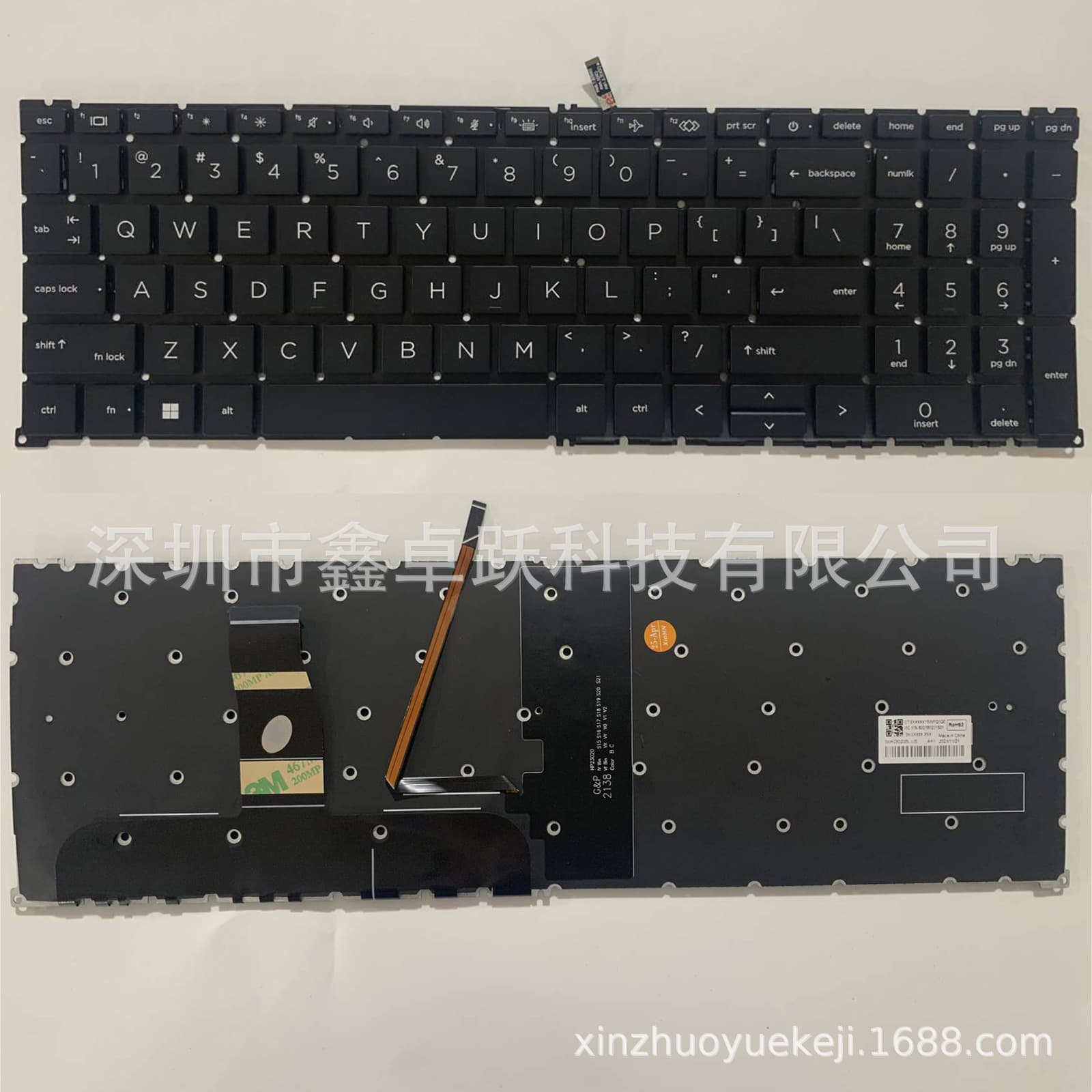 Compatible with HP EliteBook 865 G9 G10 Keyboard ZBook Fury 16 G9 G10 HSN-I56C