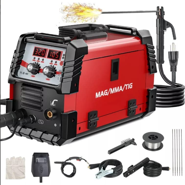 New Cross-Border Gasless MIG/MAG and Manual Dual-Use Home Electric Welder Mini Spot Welder