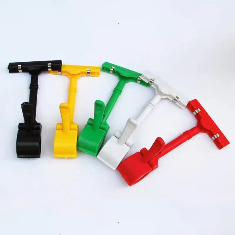 POP explosive sticker advertising clip price tag clip shopping mall supermarket fruit label price thumb clip KT board billboard clip