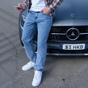 Classic Straight Jeans Men's Jeans