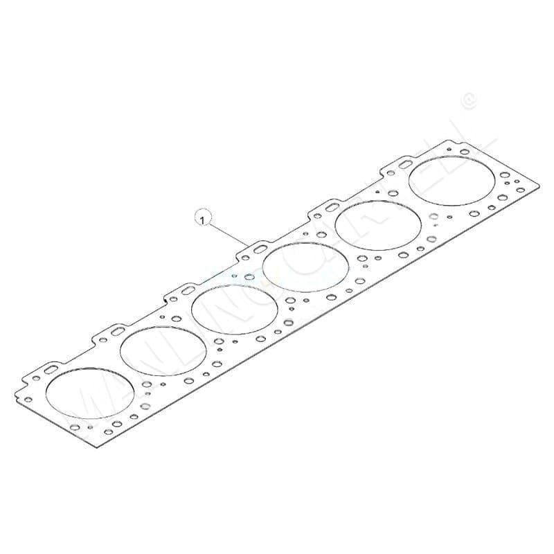 Hyundai Cylinder Head Gasket YUBP-08439, YUBP08 Compatible with YUBP-08439 Hyundai Excavator