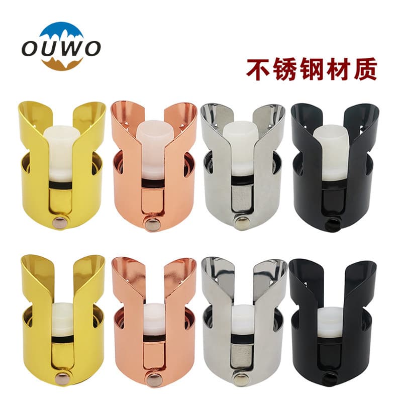 Factory Wholesale Stainless Steel Wine Stoppers, Rose Gold, Sand Gold, OPP Packaging