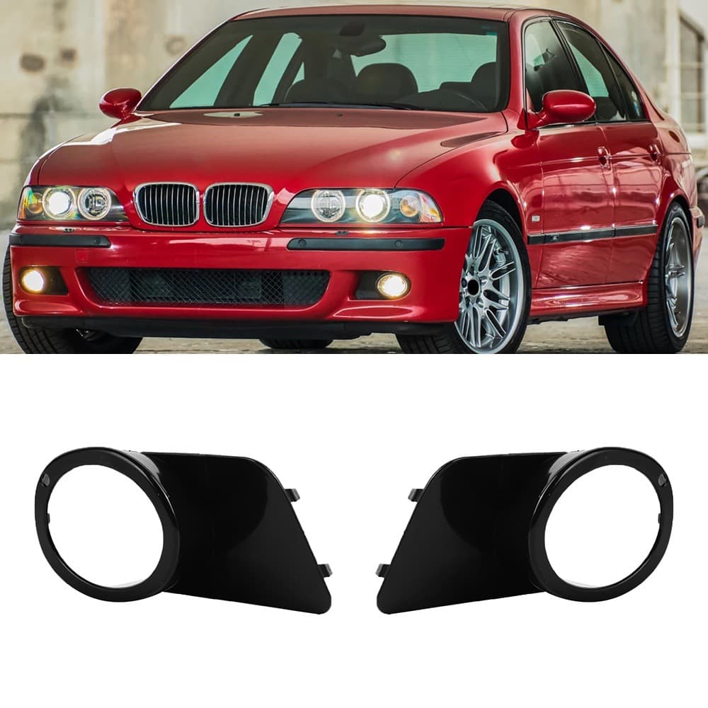 For BMW E39/M5 1999-2003 Fog Light Frame Front Bumper Fog Light Cover Trim