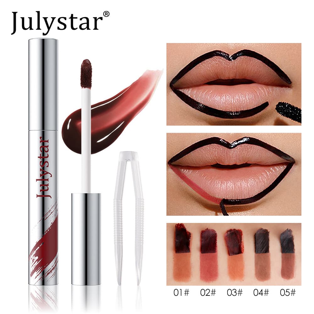 Peel-off Lip Liner Strippable Lip Liner Matte Non-smudge Lip Contour Pencil Makeup Pencil Wholesale