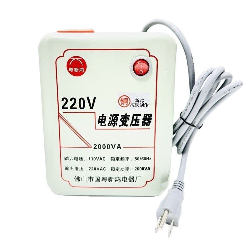 Copper 220v to 110v transformer 2000W 100v Japanese rice cooker power voltage conversion