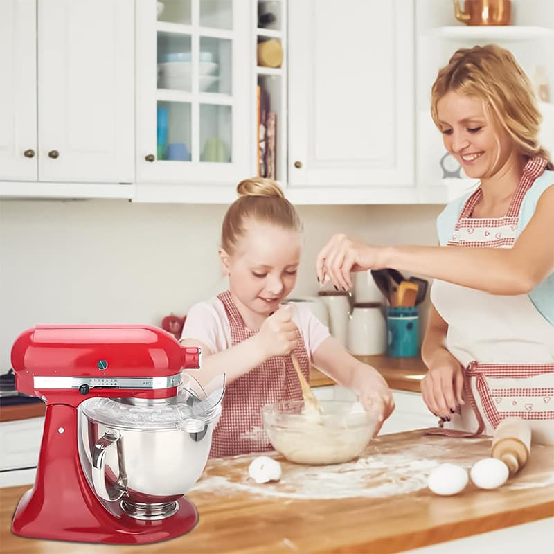Compatible with KitchenAid Tilt-Head 4.5-5 Quart Shield Kitchen Aid Accessories Collapsible Mixing Bowl Cover