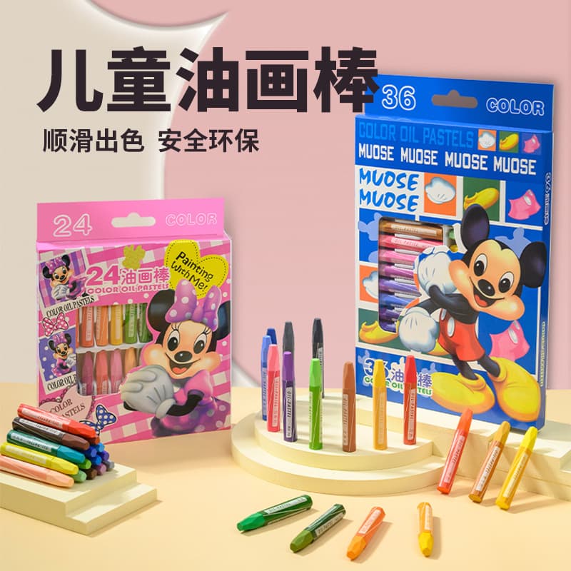 Hexagonal Oil Pastel Set 6/36 Colors Washable Crayons for Kids Eco-Friendly Drawing Painting Sticks Art Supplies