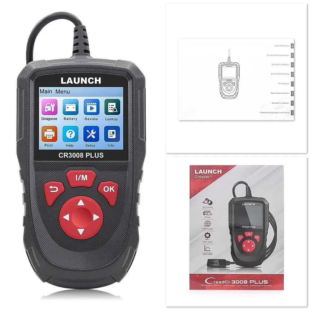 Cross-border New LAUNCH CR3008 PLUS OBD2 Scanner OBDII Auto Diagnostic Tool