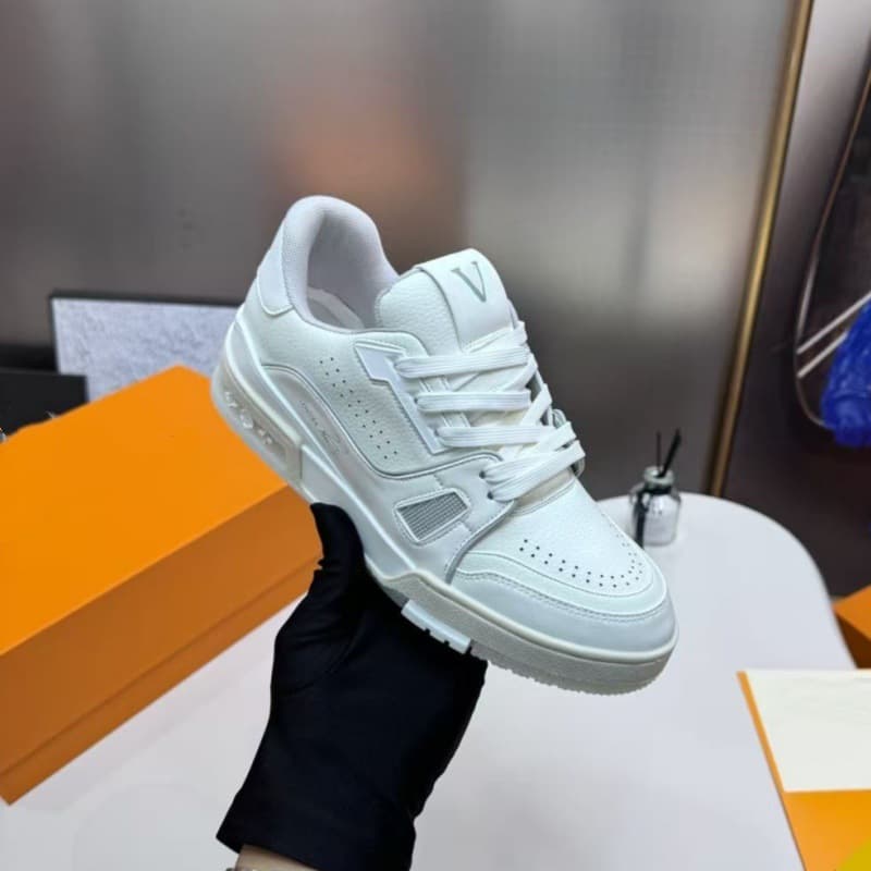Popular pure original high version full set of packaged trainer Lvjia sports shoes breathable casual couple men's and women's sneakers