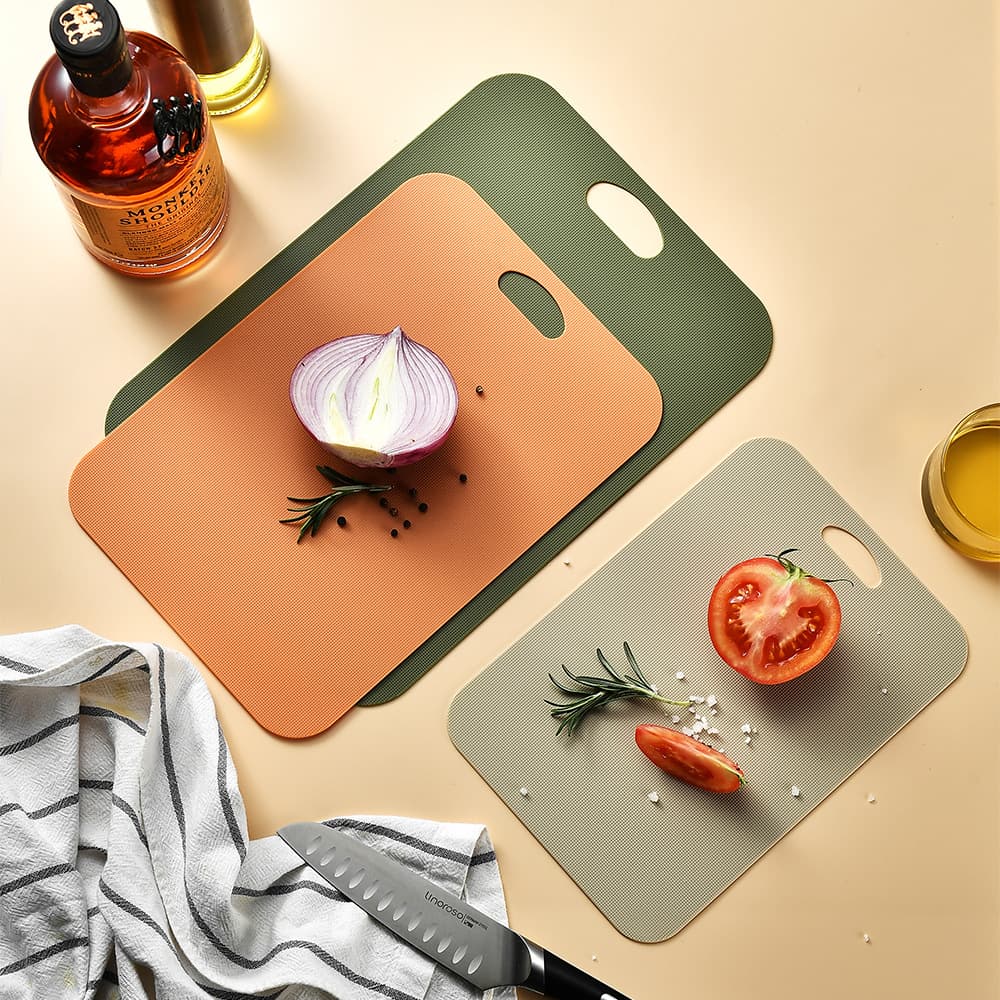 Lightweight Thin Three-Piece Set Home Use Fruit and Meat Vegetable Chopping Board PP Chopping Board Kitchen Accessories