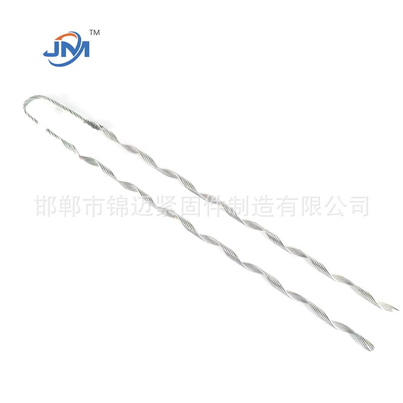 Galvanized steel/aluminum alloy pre-twisted wire, tension clamps, pre-twisted optical cable hardware, overhead line accessories