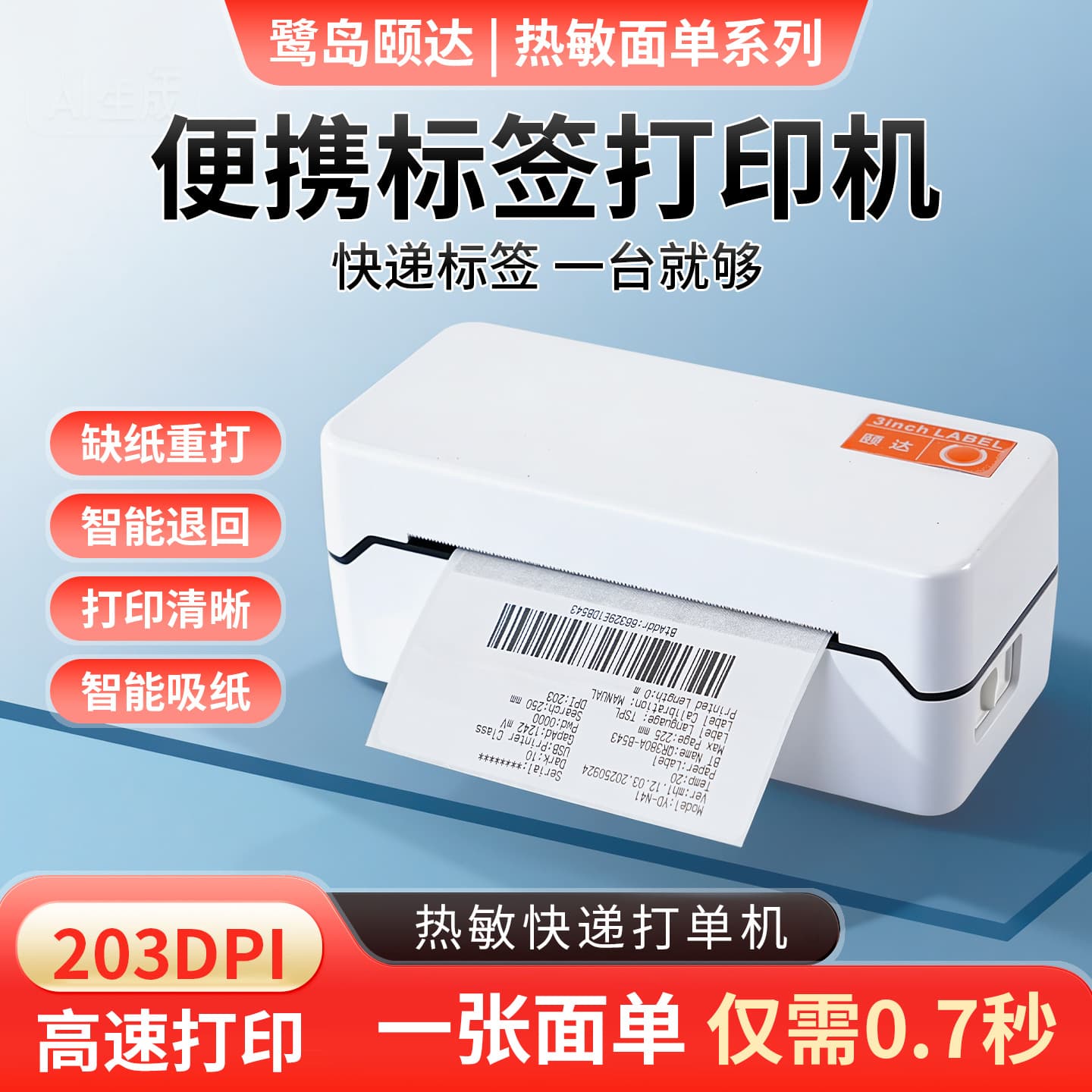 Ludao Yida Express 100 Printer N31 Courier Bluetooth Thermal Station Pickup N41 Label Printer