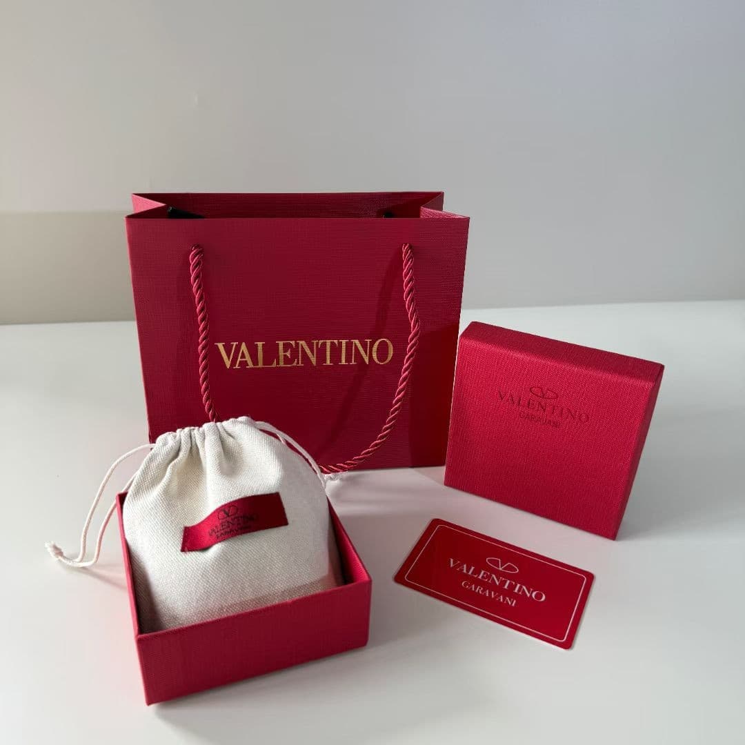 Valentino Gold Jewelry Packaging Box Necklace Bracelet Ring Brooch Box Universal Box