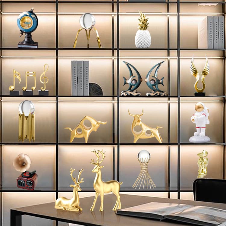 Modern Light Luxury High-End Wine Cabinet Decorative Soft Furnishings Home Living Room TV Cabinet Entryway Showroom Decoration