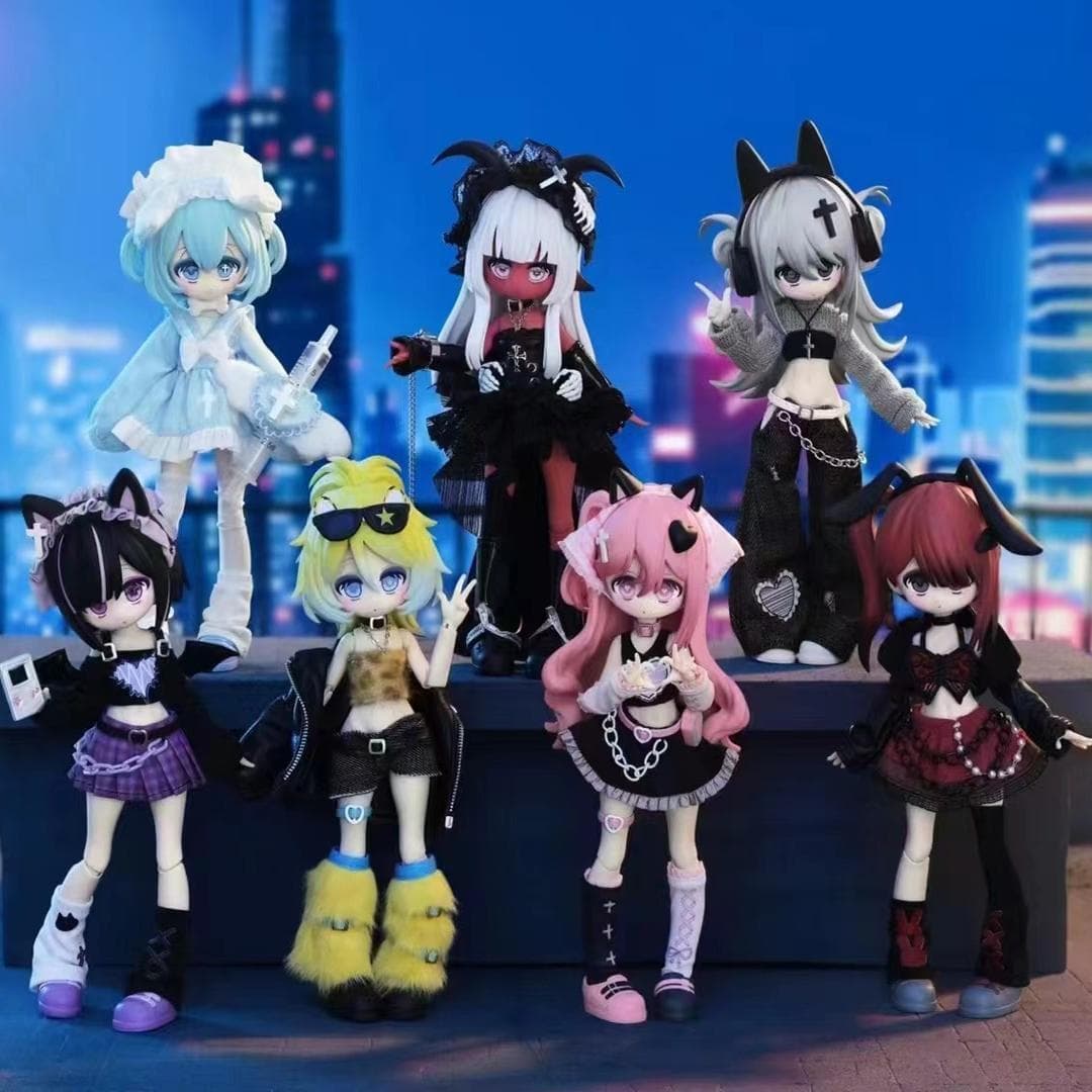 Official Ten Thousand Escape Plan BJD Blind Box Figurine Collectible 1/12 Scale Movable Art Toy Blind Box Blind Bag