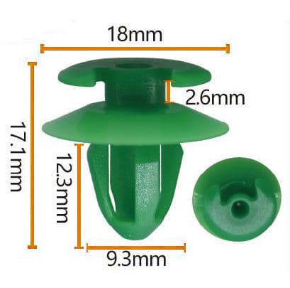 51411870718 Is Suitable for Bmw E9 E12 E21 E23 E24 E28 E30 E32 E46 Decorative Clip