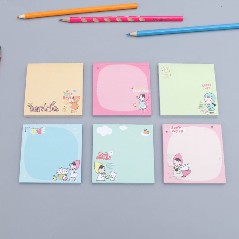 Transparent Diy Memo Notepad Creative Combination Sticky Notes N-time Adhesive Office Supplies