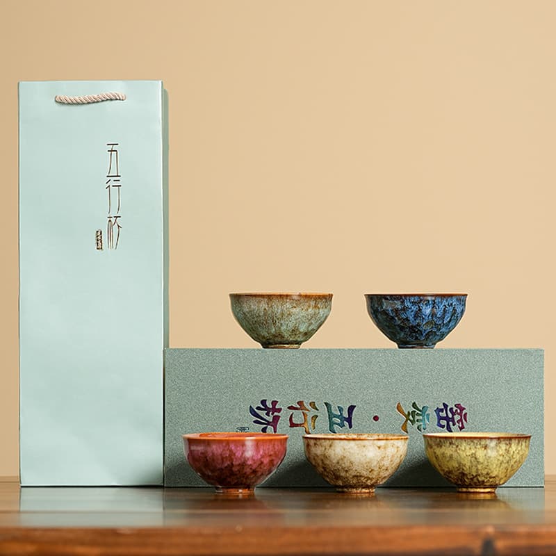 Handmade Chinese Ceramics Gongfu Tea Set Owner Cup Tea Bowl Set Home Use Yixing Pottery Tea Drinking Accessories Business Gift