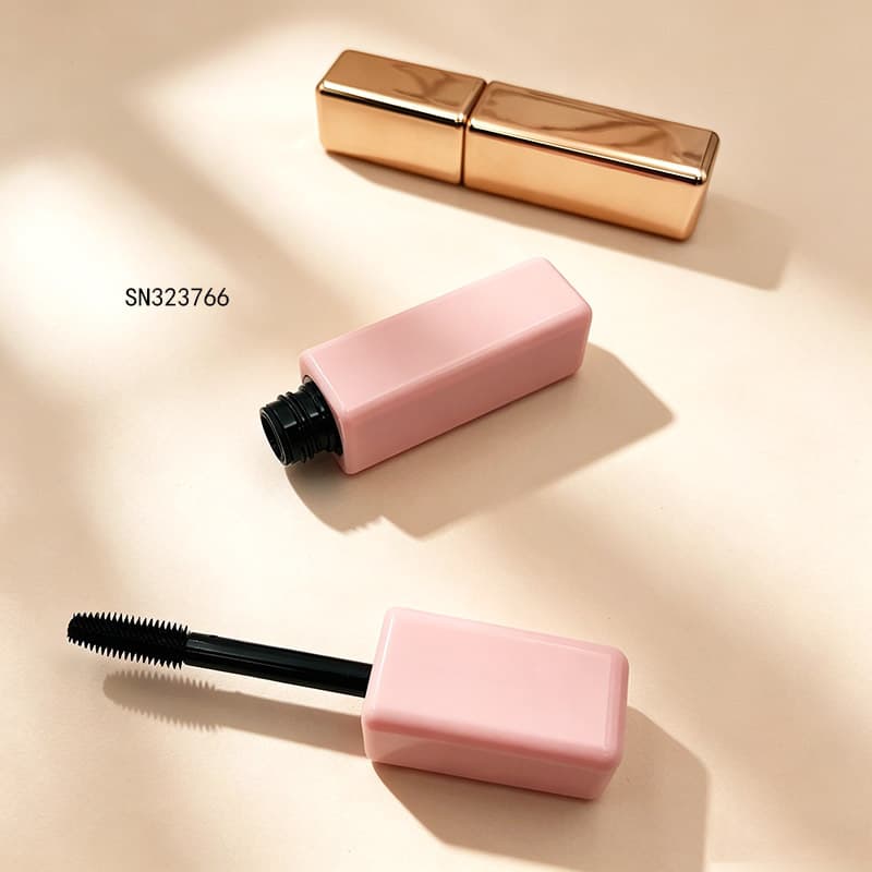 Gold Square Mascara Tube DIY Eyelash Growth Serum Tube Mascara Tube Empty Tube Packaging