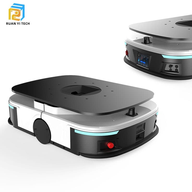 Logistics Sorting Center Automatic Barcode Scanning Transport AGV Laser Navigation System Unmanned Warehouse Solution