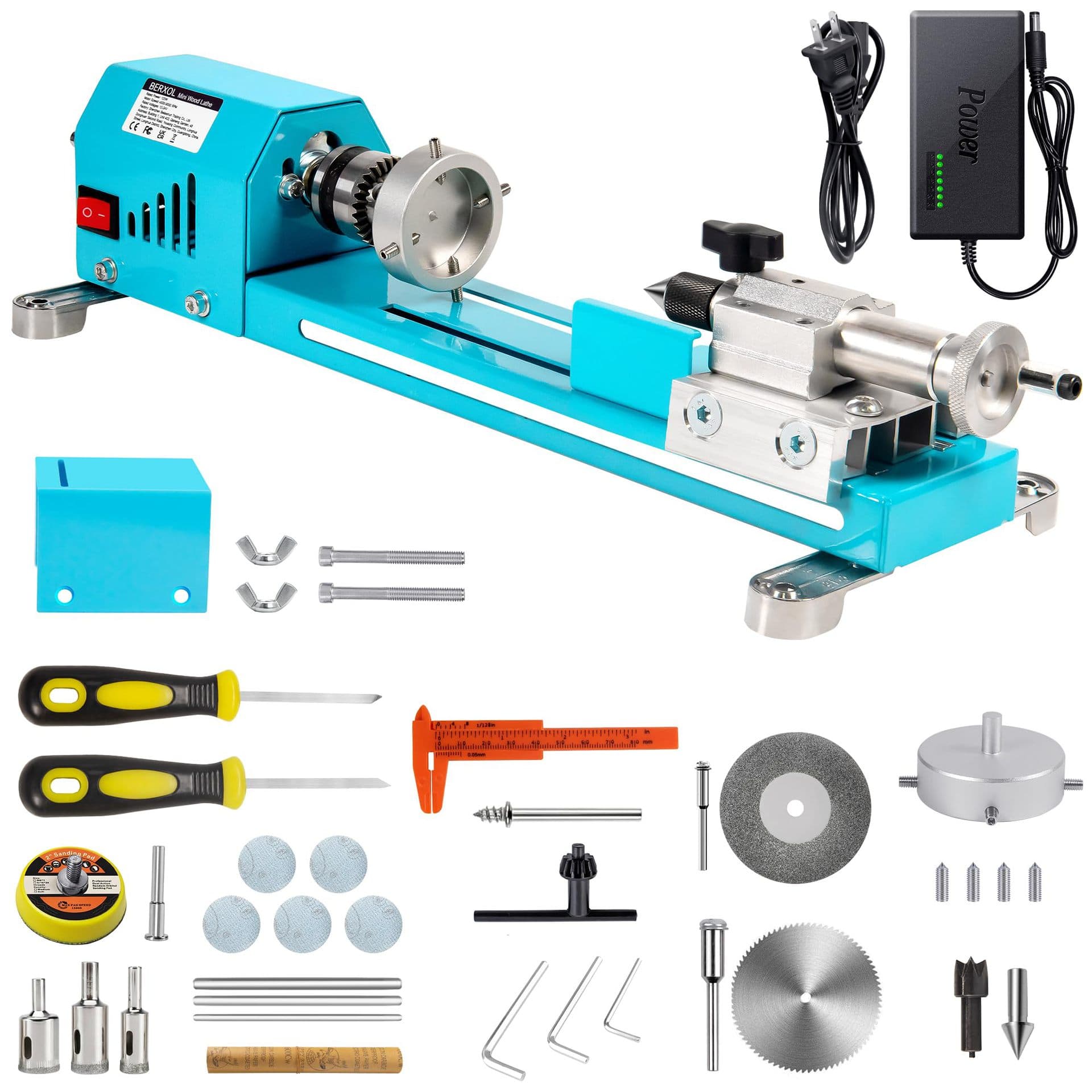 Bead Machine Multi-functional Mini Wood Lathe for Beads, Small Woodworking Lathe for Bracelets, Direct Sale