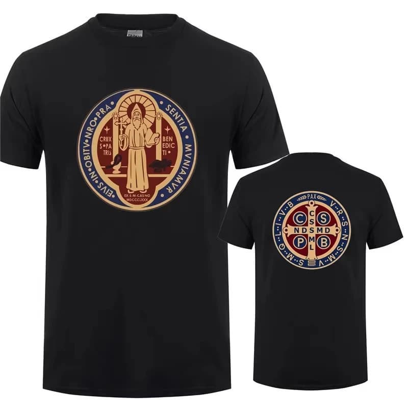 【Cross-border European code】The Saint Benedict Medal Catholic Pullover
