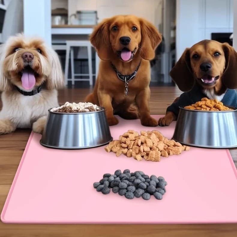 Amazon's new product, anti-spill, anti-slip, waterproof, easy to clean daily necessities, pet silicone placemat, universal placemat for cats and dogs