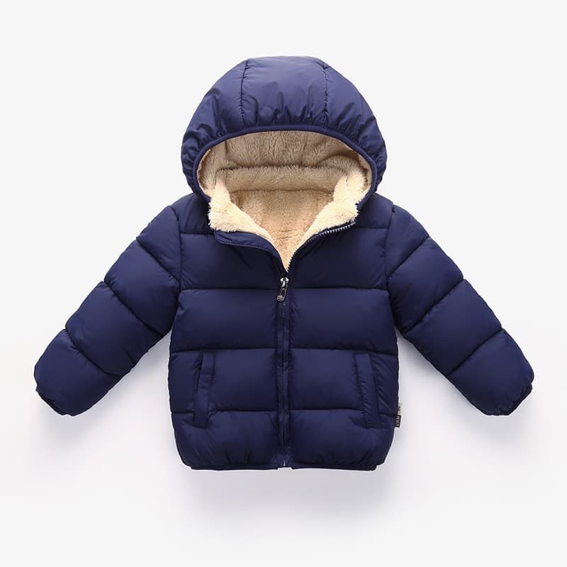 Factory Direct 2025 Children's Down Cotton Padded Winter Coat Thick Warm Jacket for Boys and Girls Toddler Kids