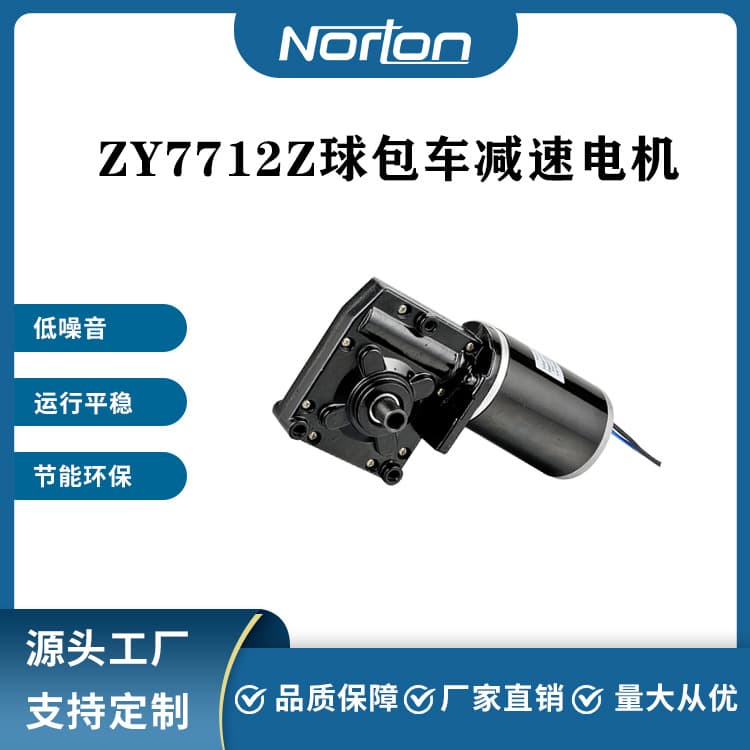 ZY7712Z 200W 24V golf bag cart motor brushed DC reduction motor