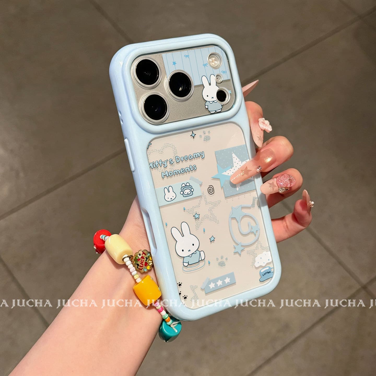 Fresh Star Rabbit Case for Apple iPhone 16 Pro Max, iPhone 15 Plus, Soft Shell for 14, Shockproof Full Coverage