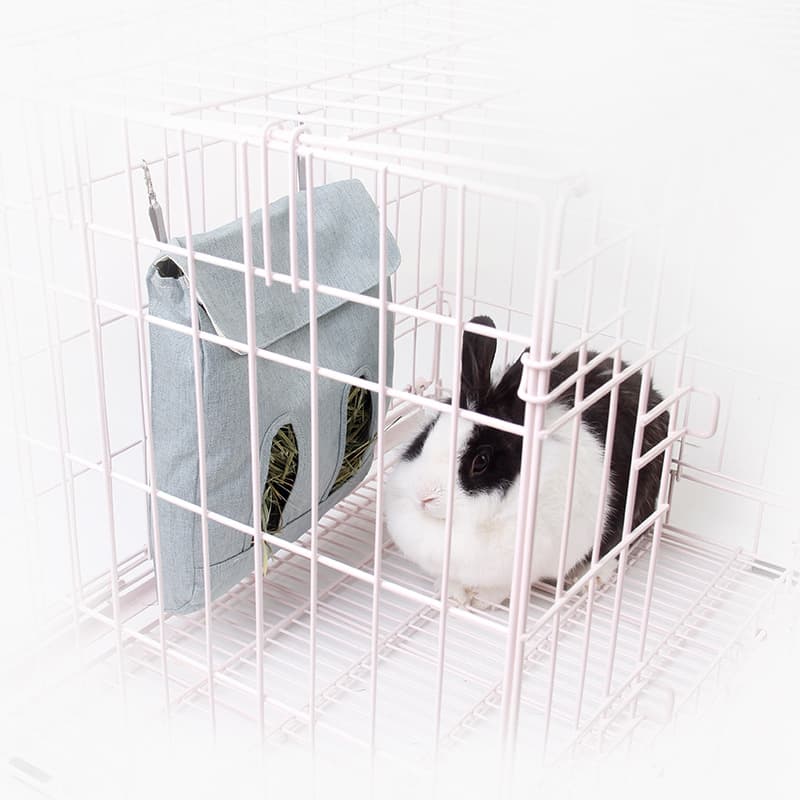 Pet Pig Slow Feeding Self-Service Food Bag Hanging Cloth Bag Cage Hamster Chinchilla Food Small Package Grass