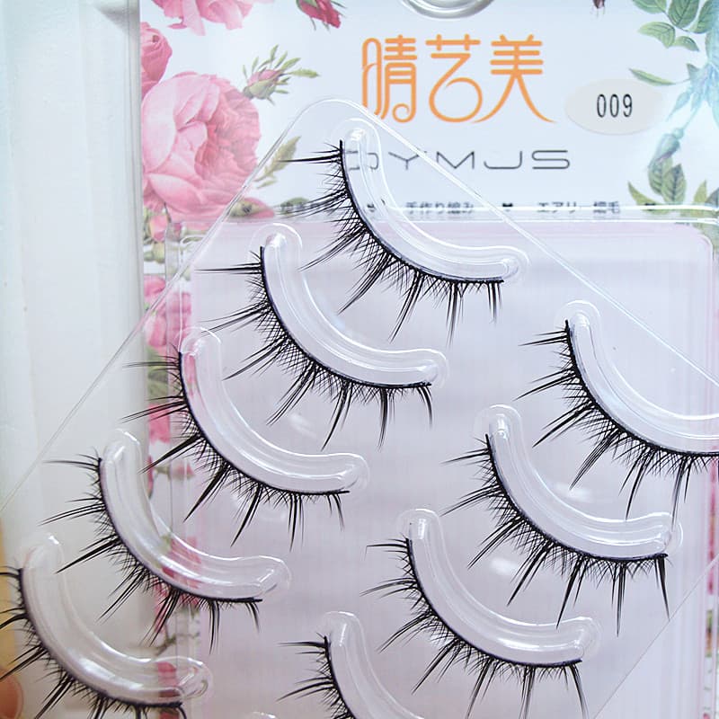 False Eyelashes Little Devil Thick Natural Simulation Women Barbie Soft Stem Handmade Eyelashes Qingyimei False Eyelashes 009