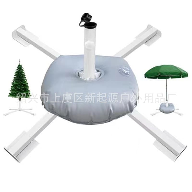 Cross-border e-commerce platform, drop shipping available for heavy-duty metal outdoor sun umbrella/beach umbrella bases with cross-shaped mortise and tenon joints.