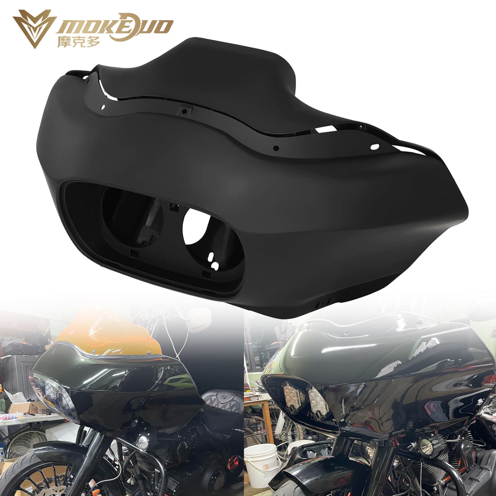 For Harley CVO Road Glide Modified Front Fairing Deflector Outer Fairing Instrument Cover 98-13