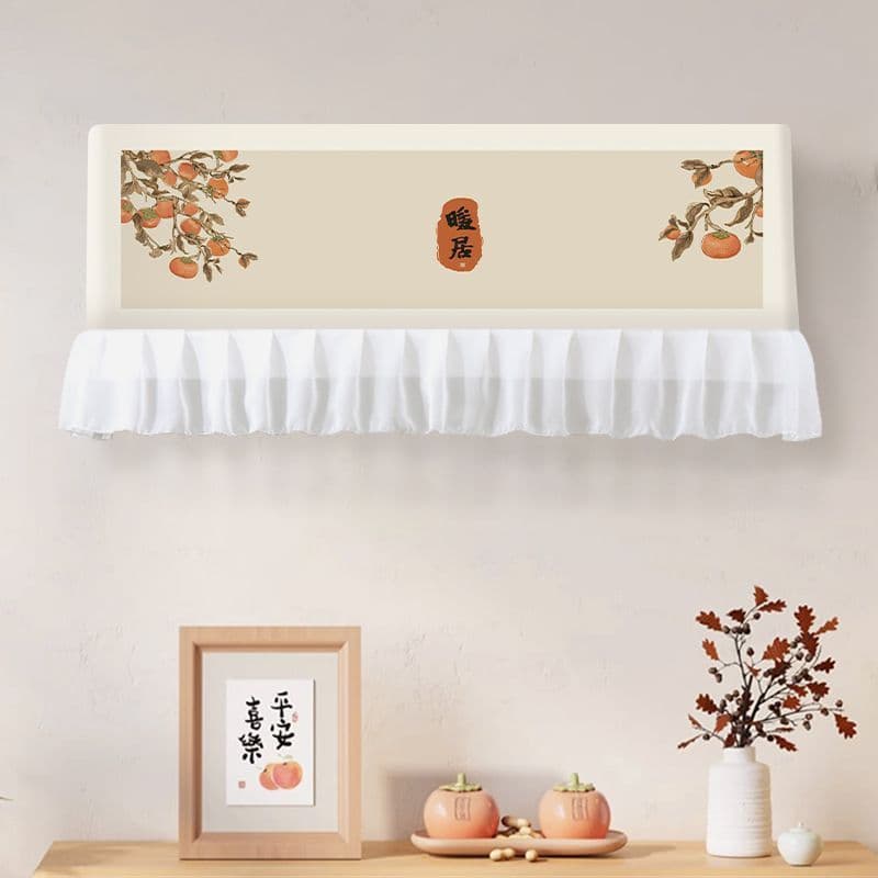 Air Conditioner Dust Cover 2026 New Style, AC Cover for Maternity Anti-Direct Draft, Split Unit for Gree Midea, No Need to Remove When Operating, Wind Deflector Curtain