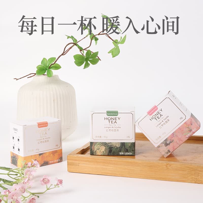 HONEY TEA - Wedding Tea Favors, Bridesmaid Gifts, Small Presents, Marriage Return Gifts Box, Herbal Tea for Wellness