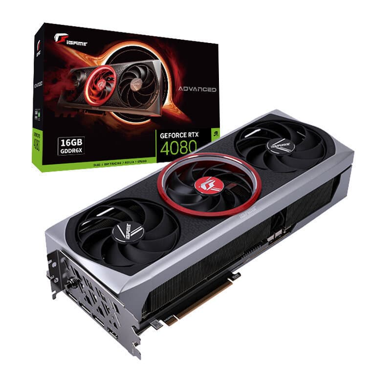 Igame Geforce Rtx 4080 16Gb Advanced Oc Radio Desktop E-Sports Gaming Graphics Card
