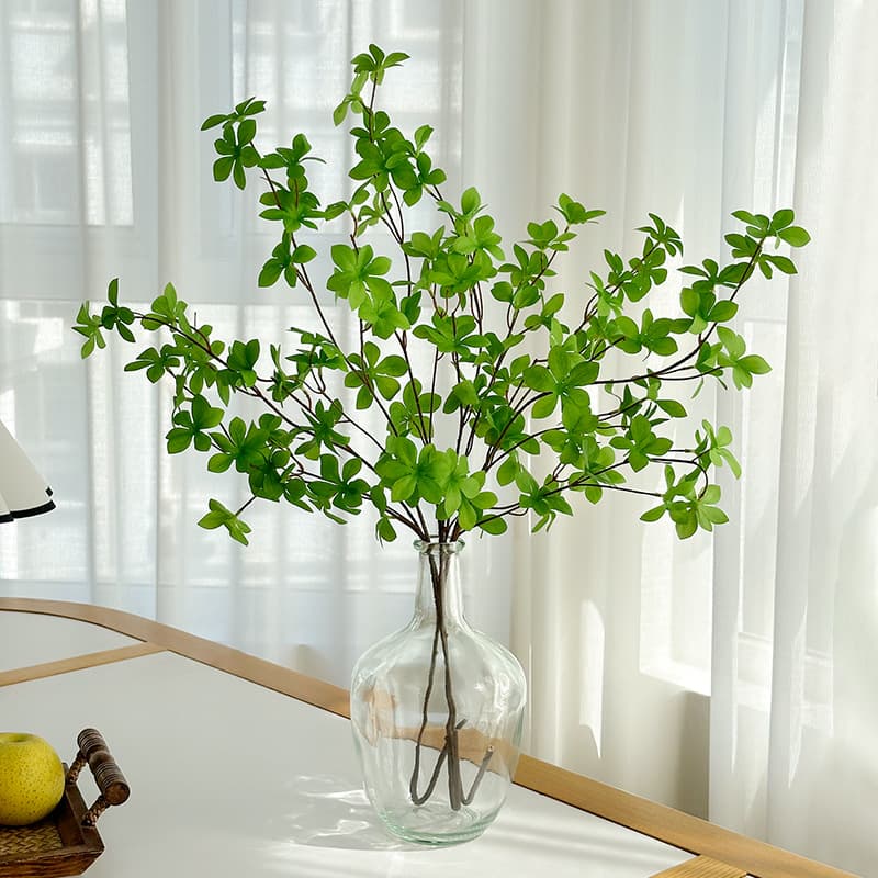 Artificial Green Plant Pieris Japonica Hanging Bell Fake Plant Living Room Flower Arrangement Dining Table Decoration Artificial Flower Ornament