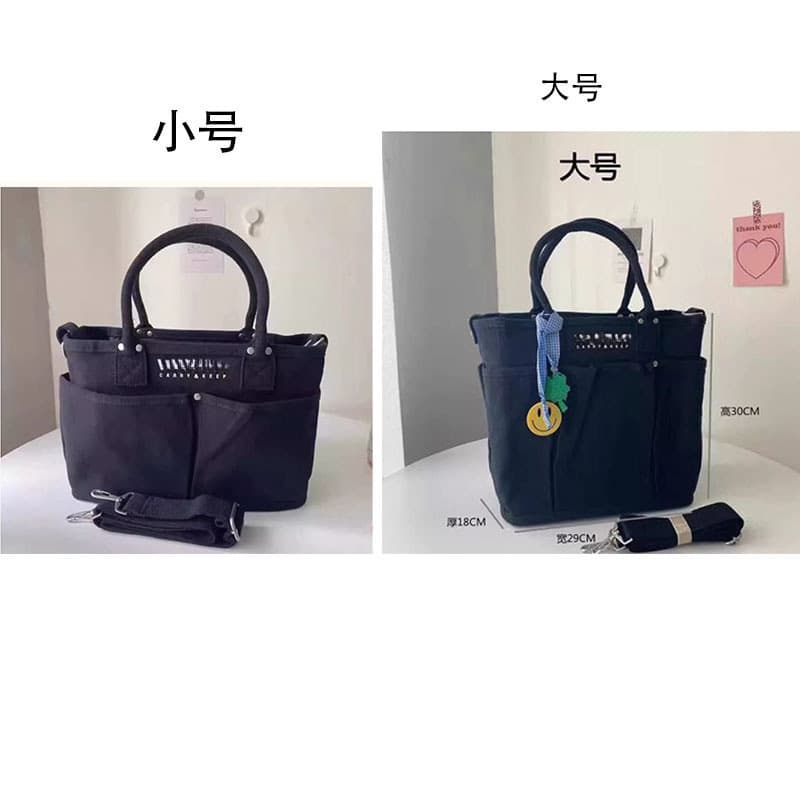 Japanese commuting mommy bag, portable mother and baby bag, lightweight large-capacity mommy bag, women's canvas tote bag when going out