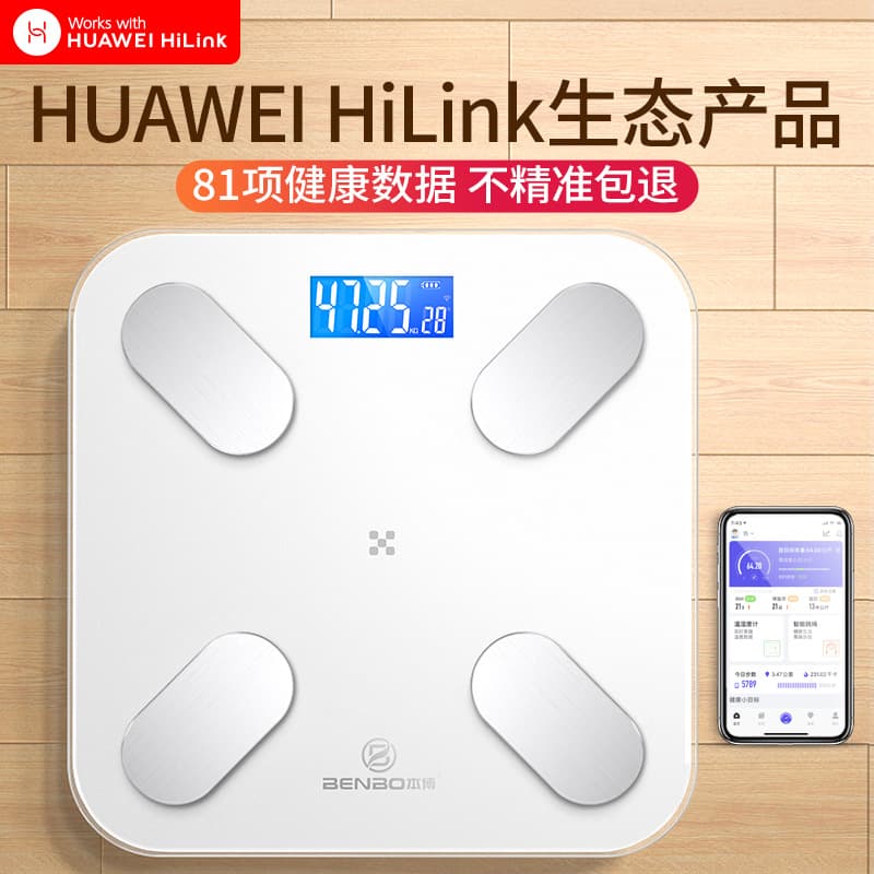 German Benbo Smart Bluetooth Body Fat Scale, New High-Precision Home Weight and Composition Monitor