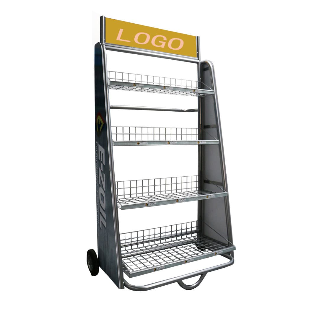 Hardware Supermarket Shelf for Daily Sundries, Hardware Department Store Umbrella Placement Promotional Display Rack
