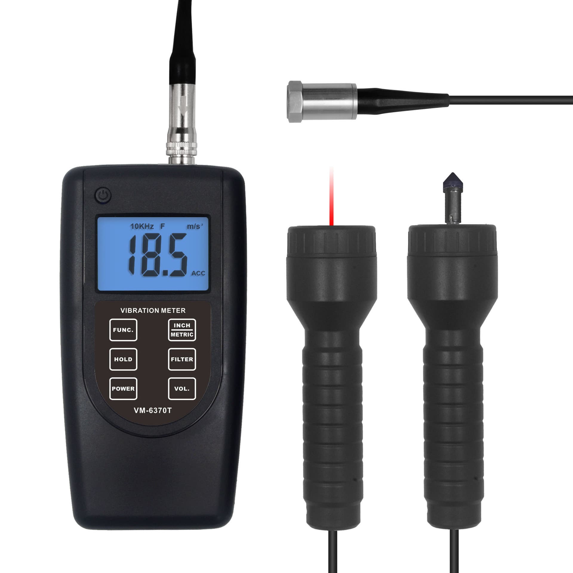 Wholesale VM-6370T Vibration Tachometer Contact Tachometer, Photoelectric Tachometer