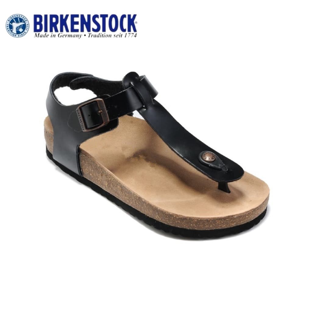 New Cork Shoes Flat Heel Sandals Outer Wear Thong Sandals Summer Half Slippers for Men and Women Genuine Leather Flat Cork Beach Shoes