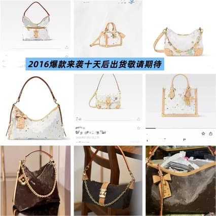 Donkey Brand Bag Foreign Trade New Style Classic Monogram Horn Bag Women's Shoulder Bag Crossbody Underarm Chain Bag