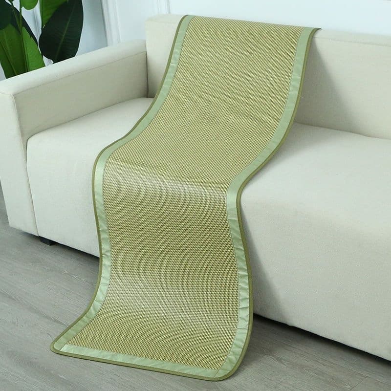 Summer Sofa Cushion Double-Sided Rattan Mat Ice Silk Mat Bamboo Mat Student Cool Mat Car Seat Mat Kindergarten Cool Mat
