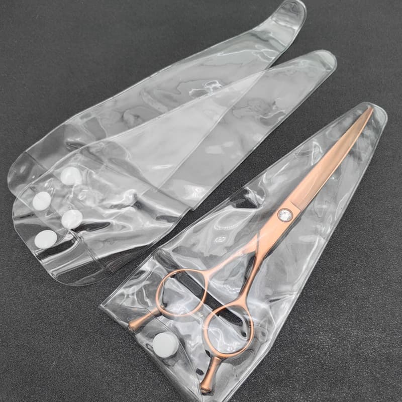 Hairdressing scissors protective cover, flat scissors tip protective cover, hair scissors storage bag, pet scissors packaging bag