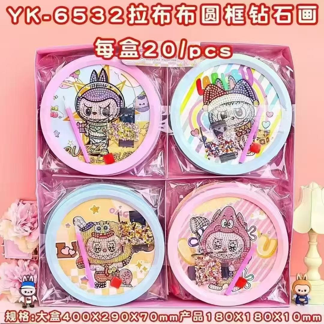 Round Diamond Painting Kids DIY Handmade Stickers