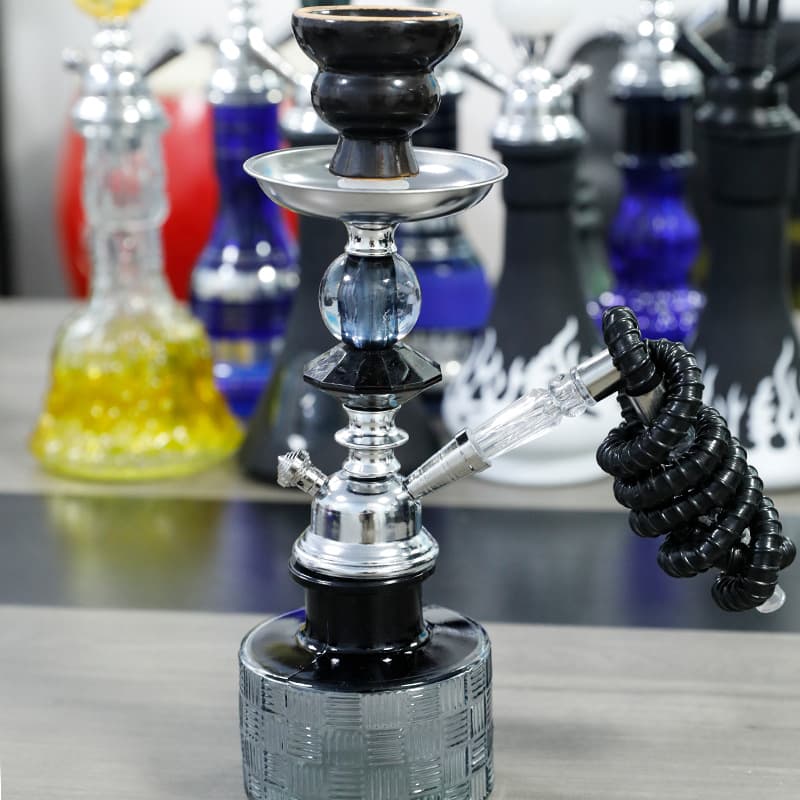 Cross-border new product Single-tube small hookah glass accessories Arabic hookah bong hookah hookah pipe
