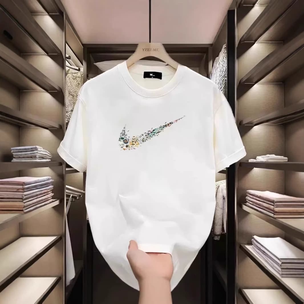 Brand Special Price Pure Cotton Short Sleeve T-Shirt Men 2025 Summer Fashion Print American Street Style Half Sleeve Tee Men's Clothing
