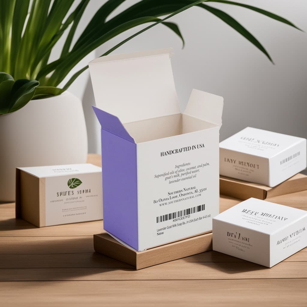 Paper bag customization Honghao packaging box color box custom packaging bag high quality product packaging box white cardboard soap